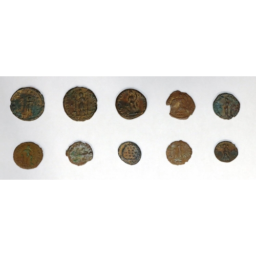 482 - 9 various Ancient coins