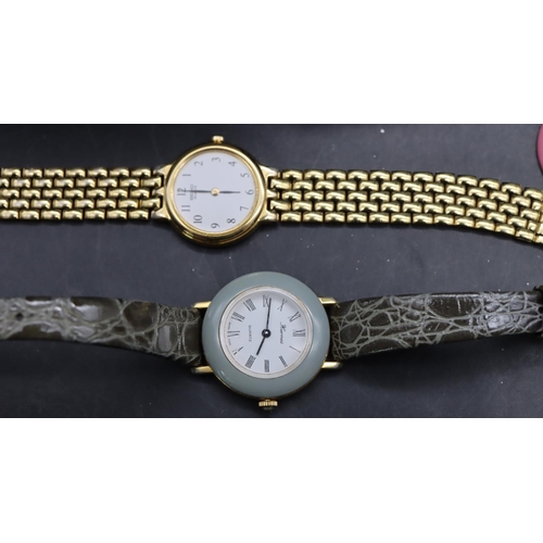 485 - 2 ladies' Pulsar wristwatches and 3 various ladies' wristwatches (5)