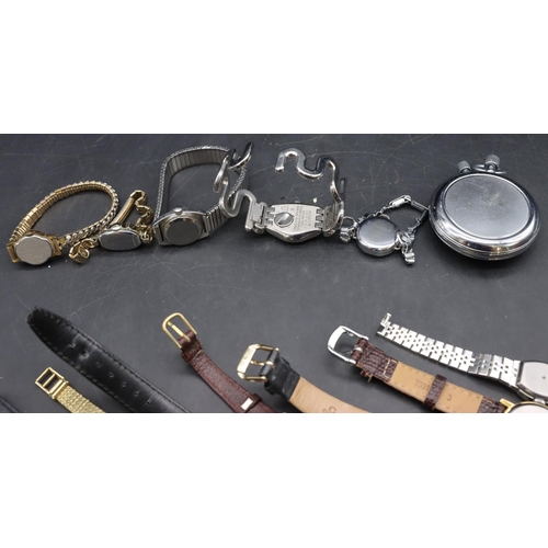 563 - A Sekonda stopwatch and 13 various wristwatches. (14)