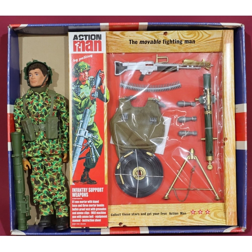 622 - A Palitoy 40th Anniversary Nostalgic Collection Action Man Soldier with Infantry Weapons  (boxed) (N... 