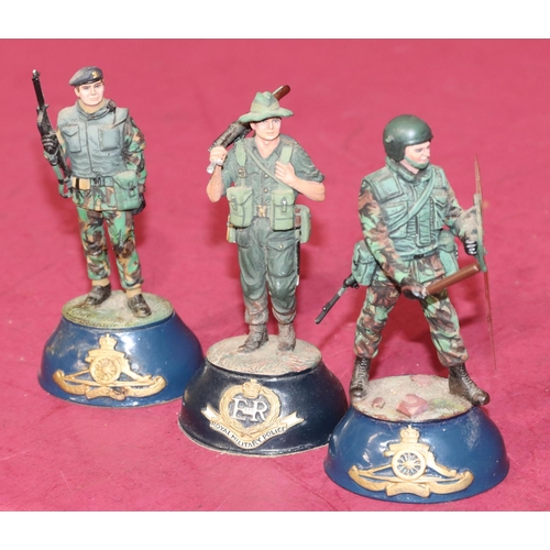 652 - 3 Charles C Stadden painted metal military figures, 2 