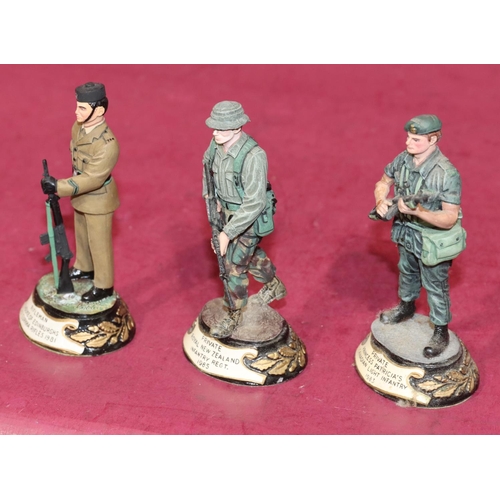 656 - 3 Charles C Stadden hand painted metal military figures 