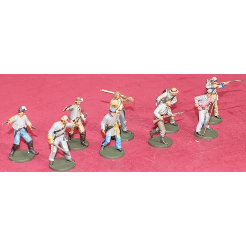 697 - 9 Oryon lead figures American Civil War (Unboxed) (9)