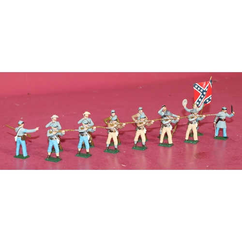 702 - 14 Tradition painted lead figures American Civil War (14)