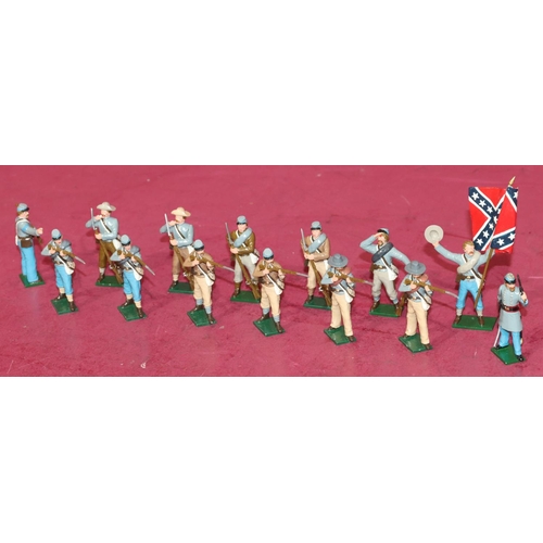 702 - 14 Tradition painted lead figures American Civil War (14)