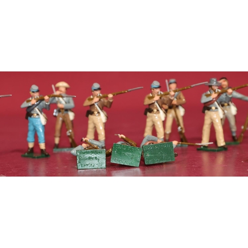 702 - 14 Tradition painted lead figures American Civil War (14)