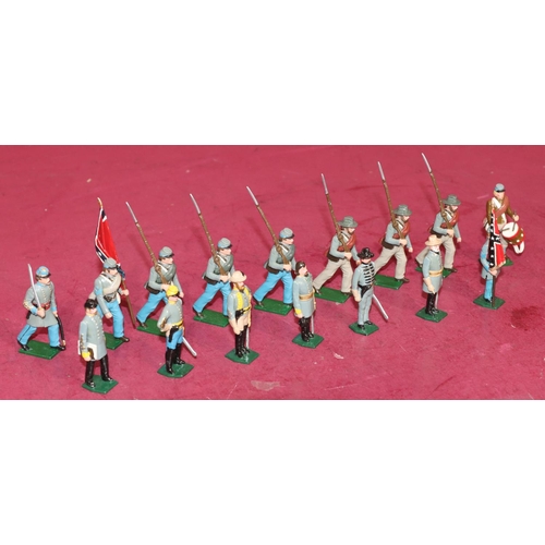 703 - 16 various Tradition painted lead military figures 