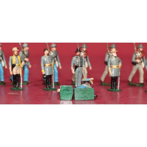 703 - 16 various Tradition painted lead military figures 