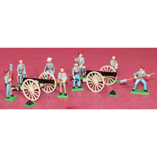 705 - 8 King & Country painted lead figures 