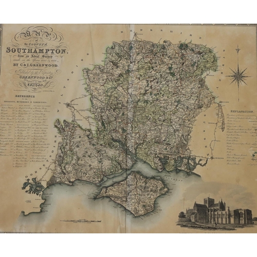 761 - J & J Neele, 19th Century coloured map,  