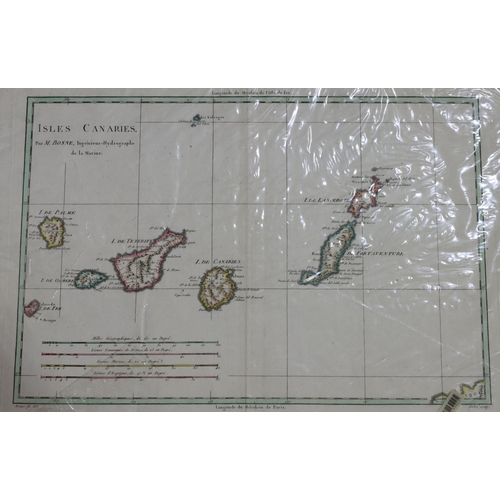 763 - 2 19th Century coloured maps, 