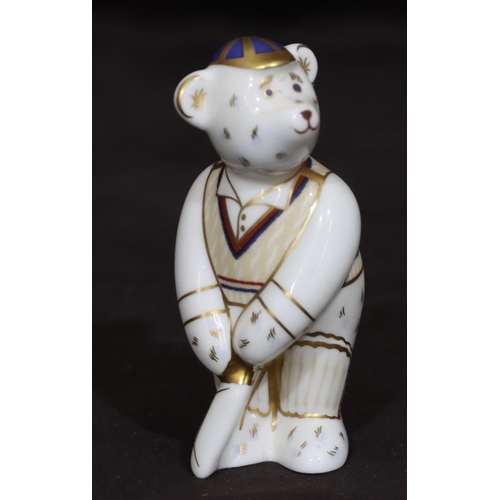 98 - A Royal Crown Derby paperweight teddy bear 