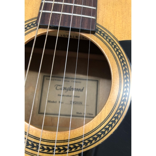 7003 - A Tanglewood 6 string guitar, Model No: TW28SN, serial no: 1074:01379 with zipped case and Yamaha YT... 