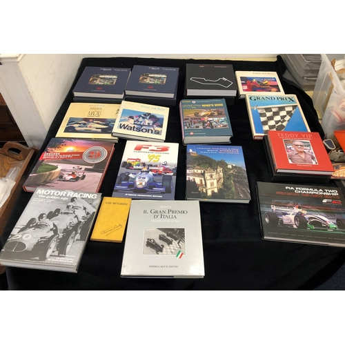 7065 - A quantity of various books relating to Motor Racing, including Philip Newsome 'The Macau Grand Prix... 