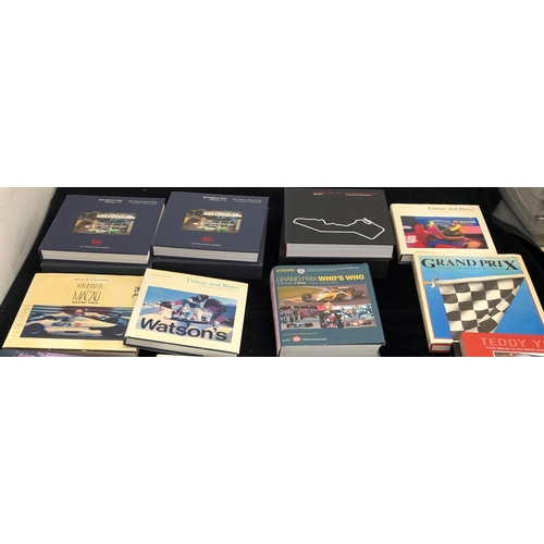 7065 - A quantity of various books relating to Motor Racing, including Philip Newsome 'The Macau Grand Prix... 