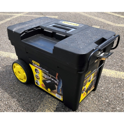 7093 - A Stanley ProMobile Tool Chest with 2 wheels and pull out handle, 53L capacity, 61.3 x 37.5 x 41.9cm... 