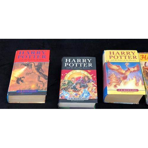 7119 - A quantity of children's books, Harry Potter and the Order of the Phoenix, the Deathly Hallows and t... 