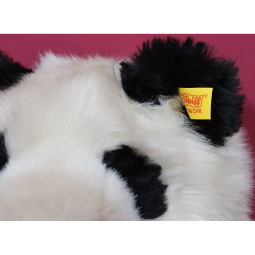 676 - A modern Steiff Manschli panda, 32cm high