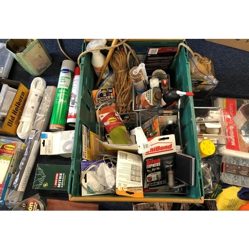 7081 - A mixed quantity of DIY, gardening and crafting tools etc, including a Parkside electric stapler (as... 