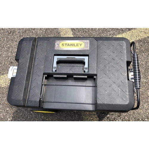 7093 - A Stanley ProMobile Tool Chest with 2 wheels and pull out handle, 53L capacity, 61.3 x 37.5 x 41.9cm... 