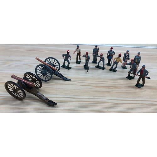 704 - 2 sets of Tradition painted lead figures 