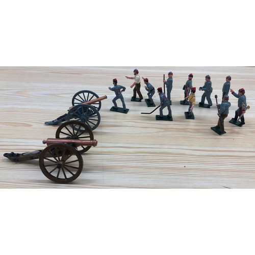 704 - 2 sets of Tradition painted lead figures 