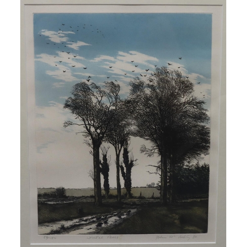 178 - John McNulty, 2 signed limited edition coloured etchings, 