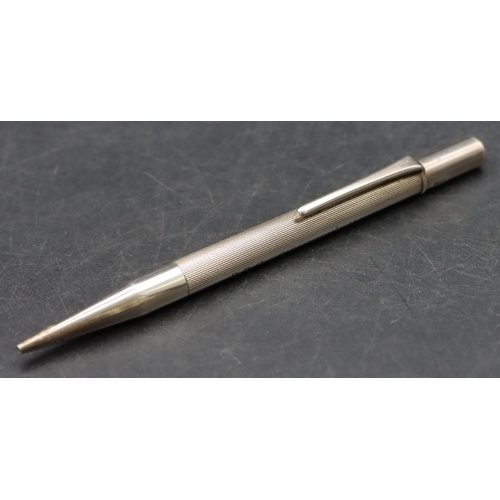 250 - An Elizabeth II silver propelling pencil inscribed 