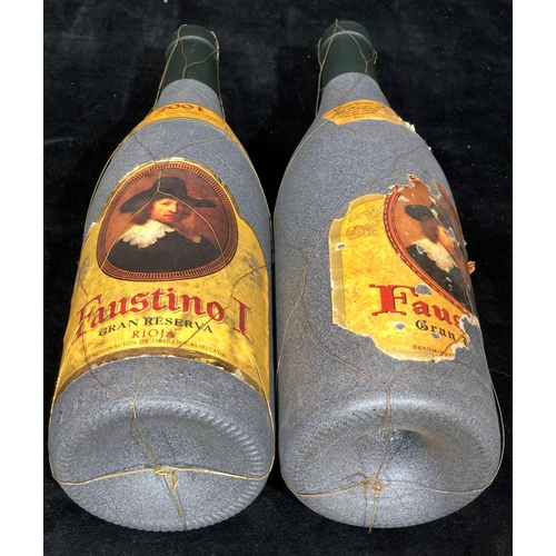 8021 - 2 bottles of Faustino I Grand Reserva 2001 Rioja red wine.