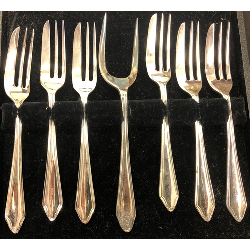 8048 - 2 silver plated boxes and a quantity of other plated boxed flatware etc.