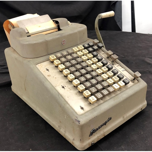 8092 - A vintage Burroughs adding machine No. P184097 S.