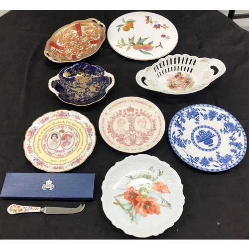 8069 - A quantity of various plates, Noritake, Coalport, Royal Albert,  Mason's, Delph, Royal Worcester and... 