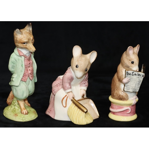 20 - 3 Beswick large Beatrix Potter figures 