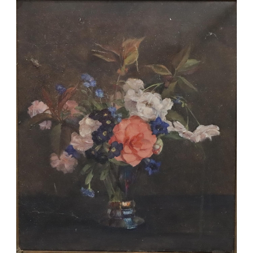 203 - Nora H Cullen,  oil on canvas, 38cm x 33cm, still life 