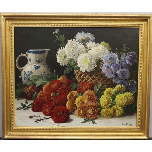 204 - Dora Green, 19th Century oil on canvas, 54,cm x 67cm, still life 