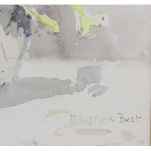 224 - Marjorie Best, watercolour, 25cm x 30cm, still life 