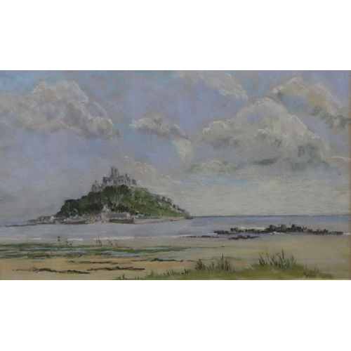 229 - Margaret Arni, a pair of pastels, 21cm x 41cm, 