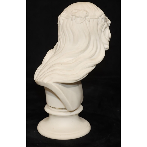 46 - A Parian bust of a lady 