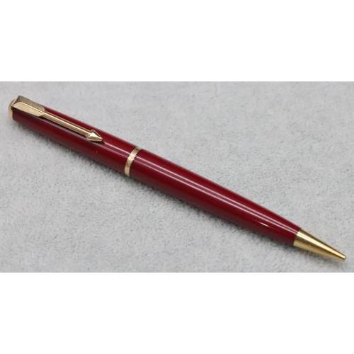 522 - A Parker no. 3, red propelling pencil