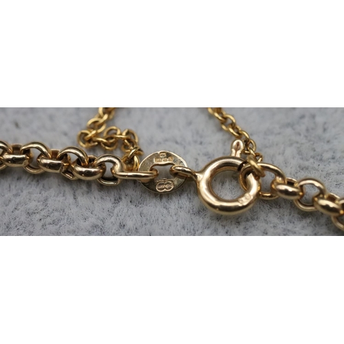 571 - A Victorian gold sovereign 1880, mounted in 9ct gold removable pendant, with 9ct gold linked chain w... 