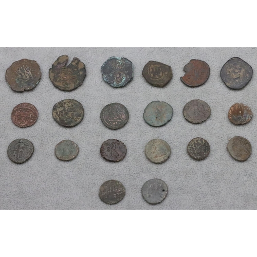 587 - 20 various Roman and similar coins