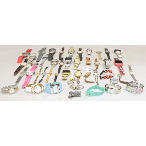 598 - A large quantity of various wristwatches etc.