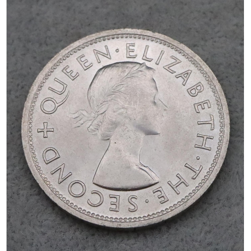 632 - A South Rhodesia silver Crown, 1953, cased