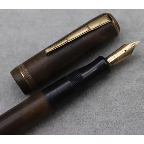 649 - A Mentmore fountain pen with 14ct gold nib