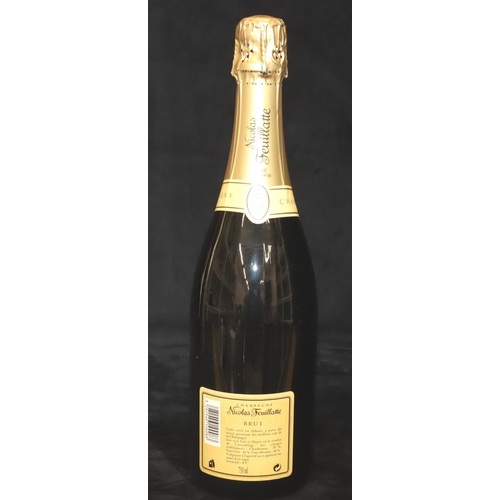 758 - Nicolas Feuillatte champagne 2000 with gilt tube case