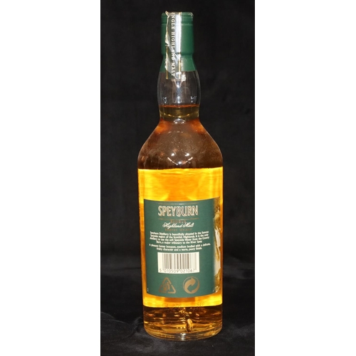 760 - Speyburn 10 Years Old single Highland Malt Scotch Whisky with metal tube case (no lid)