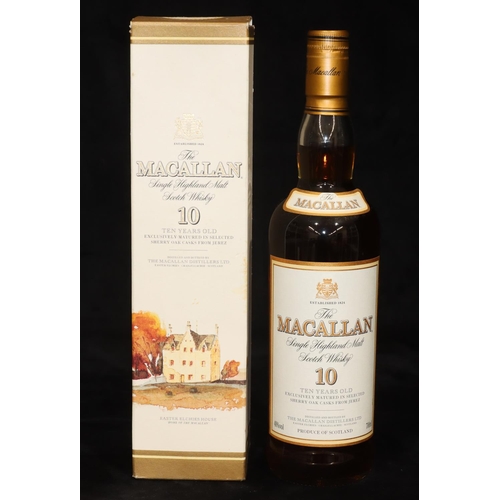 761 - Macallan Whisky, 10 Years Old, Sherry Oak Casks from Jerez (boxed)