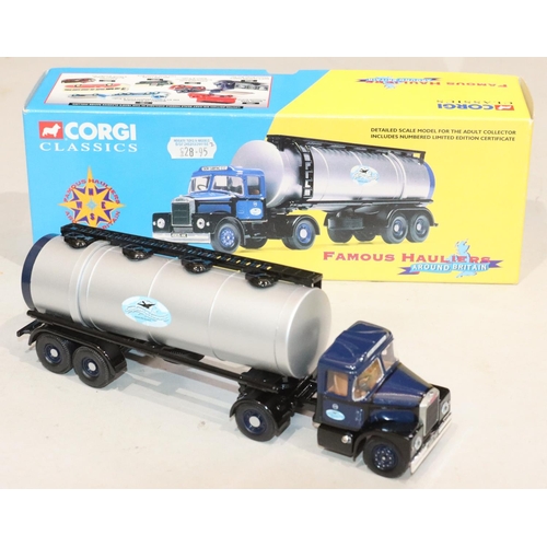 859 - 4 Corgi Classics, 14304 Crow Carrying Co, 09801, an ERF Delivery Truck Set John Smith's (boxed), 137... 