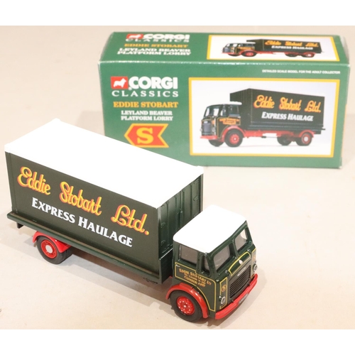 861 - 3 Corgi Classics, 13601, £ddie Stobart Foden S21 Mickey Mouse with Trailer (boxed), 11001, ERF KV 8-... 