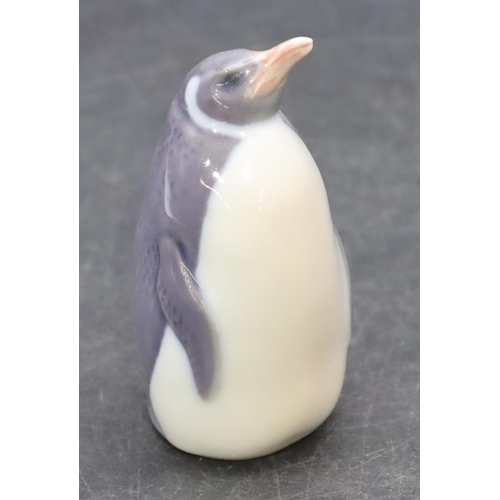 90 - A Royal Copenhagen figure of a standing penguin, 7.2cm high